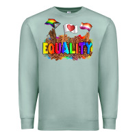 Seafoam equality pride flags Premium Sweatshirt - AdoDesignShop