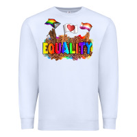 White equality pride flags Premium Sweatshirt - AdoDesignShop
