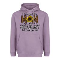 Lavender i have two titles mom and grmmh and i rock them both Heavyweight Hoodie - CowhideDigitalArt