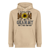Mushroom i have two titles mom and grmmh and i rock them both Heavyweight Hoodie - CowhideDigitalArt