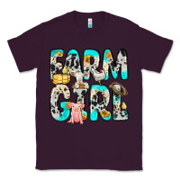 Plum farm girl Classic Tee - Zillion Design Studio