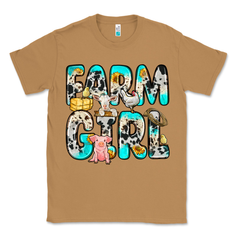 Farm Girl Classic Tee by Zillion Design Studio | Teevron