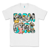 White farm girl Classic Tee - Zillion Design Studio