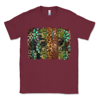 Burgundy western camouflage brushstroke Classic Tee - BarkalooDesign