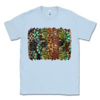 Dusty Blue western camouflage brushstroke Classic Tee - BarkalooDesign