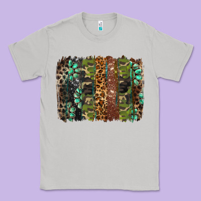 Western Camouflage Brushstroke Classic Tee Designed By Barkaloodesign
