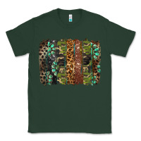 Sports Green western camouflage brushstroke Classic Tee - BarkalooDesign