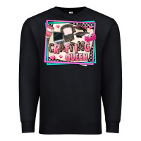 Black crafting queen Premium Sweatshirt - AdoDesignShop