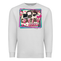 Dove Grey crafting queen Premium Sweatshirt - AdoDesignShop