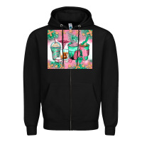 Black nurse coffee cups Zipper Hoodie - Zillion Design Studio