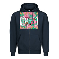Navy nurse coffee cups Zipper Hoodie - Zillion Design Studio