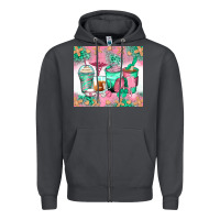 Smoke nurse coffee cups Zipper Hoodie - Zillion Design Studio