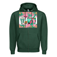 Sports Green nurse coffee cups Zipper Hoodie - Zillion Design Studio