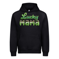 Black lucky mama Urban Hoodie - MaliasSmallBusiness