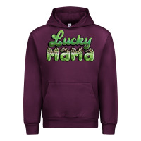 Mauve Wine lucky mama Urban Hoodie - MaliasSmallBusiness