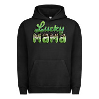 Pigment Black lucky mama Urban Hoodie - MaliasSmallBusiness