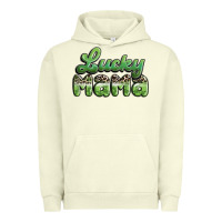 Pigment Pistachio lucky mama Urban Hoodie - MaliasSmallBusiness