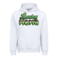 White lucky mama Urban Hoodie - MaliasSmallBusiness