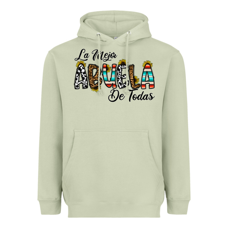 La Mejor Abuela De Todas Heavyweight Hoodie by CowhideDigitalArt | Teevron