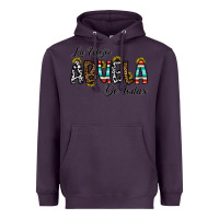 Plum la mejor abuela de todas Heavyweight Hoodie - CowhideDigitalArt