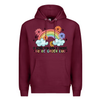 Burgundy gay pride Premium Hoodie - MaliasSmallBusiness