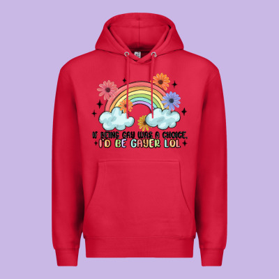 Gay Pride Premium Hoodie Designed By Maliassmallbusiness