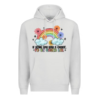 Dove Grey gay pride Premium Hoodie - MaliasSmallBusiness