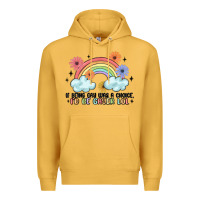 Mustard gay pride Premium Hoodie - MaliasSmallBusiness