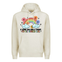 Oatmeal Heather gay pride Premium Hoodie - MaliasSmallBusiness
