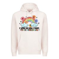 Pale Pink gay pride Premium Hoodie - MaliasSmallBusiness