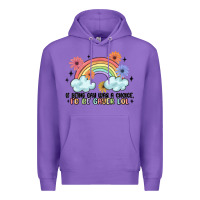 Purple gay pride Premium Hoodie - MaliasSmallBusiness