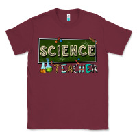 Burgundy science teacher Classic Tee - texasbilliewilder