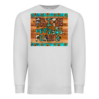 Dove Grey faith over fear Premium Sweatshirt - JahusDesignShop