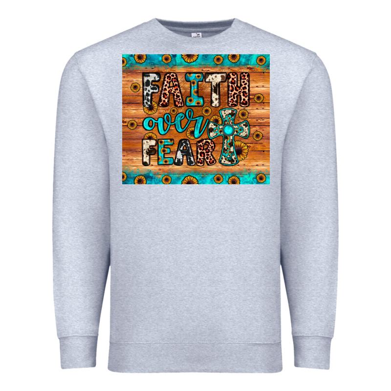 Faith Over Fear Premium Sweatshirt by JahusDesignShop | Teevron