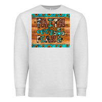 Oatmeal Heather faith over fear Premium Sweatshirt - JahusDesignShop