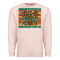 Pale Pink faith over fear Premium Sweatshirt - JahusDesignShop