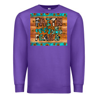 Purple faith over fear Premium Sweatshirt - JahusDesignShop