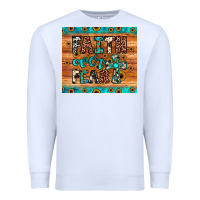 White faith over fear Premium Sweatshirt - JahusDesignShop
