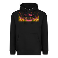 Black caffeine queen 16oz libbey cup Heavyweight Hoodie - HRA Design Shop