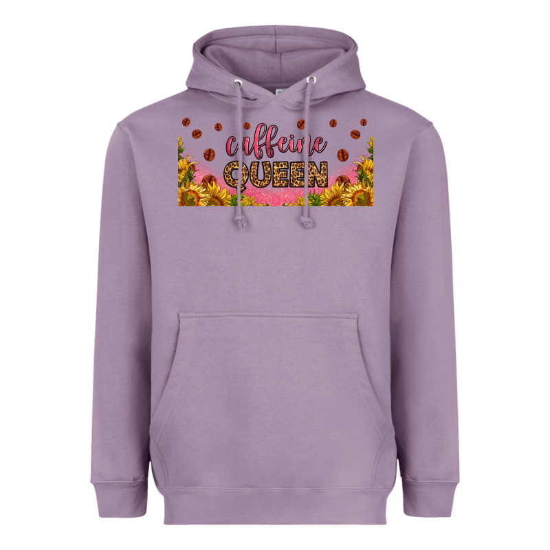 Caffeine Queen 16oz Libbey Cup Heavyweight Hoodie by HRA Design Shop | Teevron