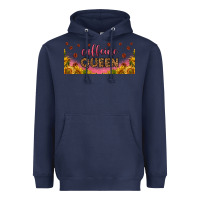 Navy caffeine queen 16oz libbey cup Heavyweight Hoodie - HRA Design Shop