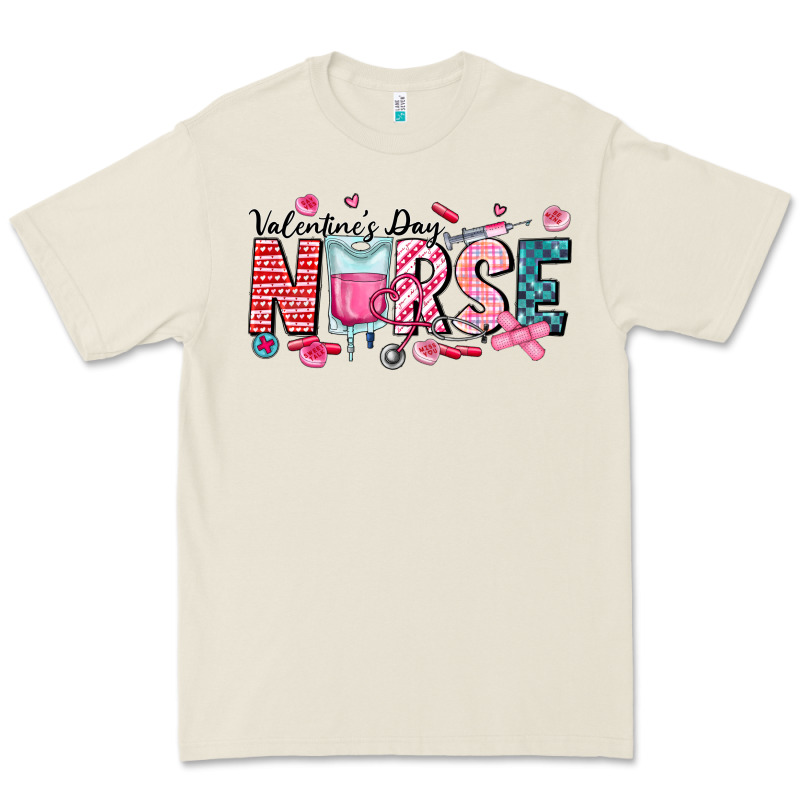 Nurse Valentine Premium Tee by CowhideDigitalArt | Teevron