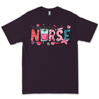 Plum Nurse Valentine Premium Tee - CowhideDigitalArt