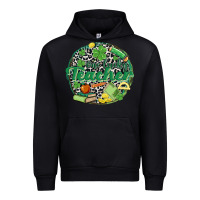 Black one lucky teacher Urban Hoodie - MaliasSmallBusiness