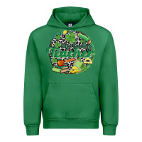 Emerald one lucky teacher Urban Hoodie - MaliasSmallBusiness