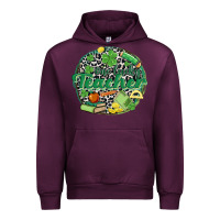 Mauve Wine one lucky teacher Urban Hoodie - MaliasSmallBusiness
