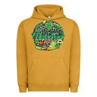 Pigment Peanut Butter one lucky teacher Urban Hoodie - MaliasSmallBusiness
