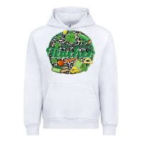 White one lucky teacher Urban Hoodie - MaliasSmallBusiness