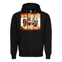 Black harry coffee cups Zipper Hoodie - Zillion Design Studio