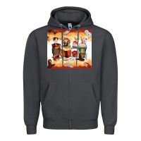 Smoke harry coffee cups Zipper Hoodie - Zillion Design Studio